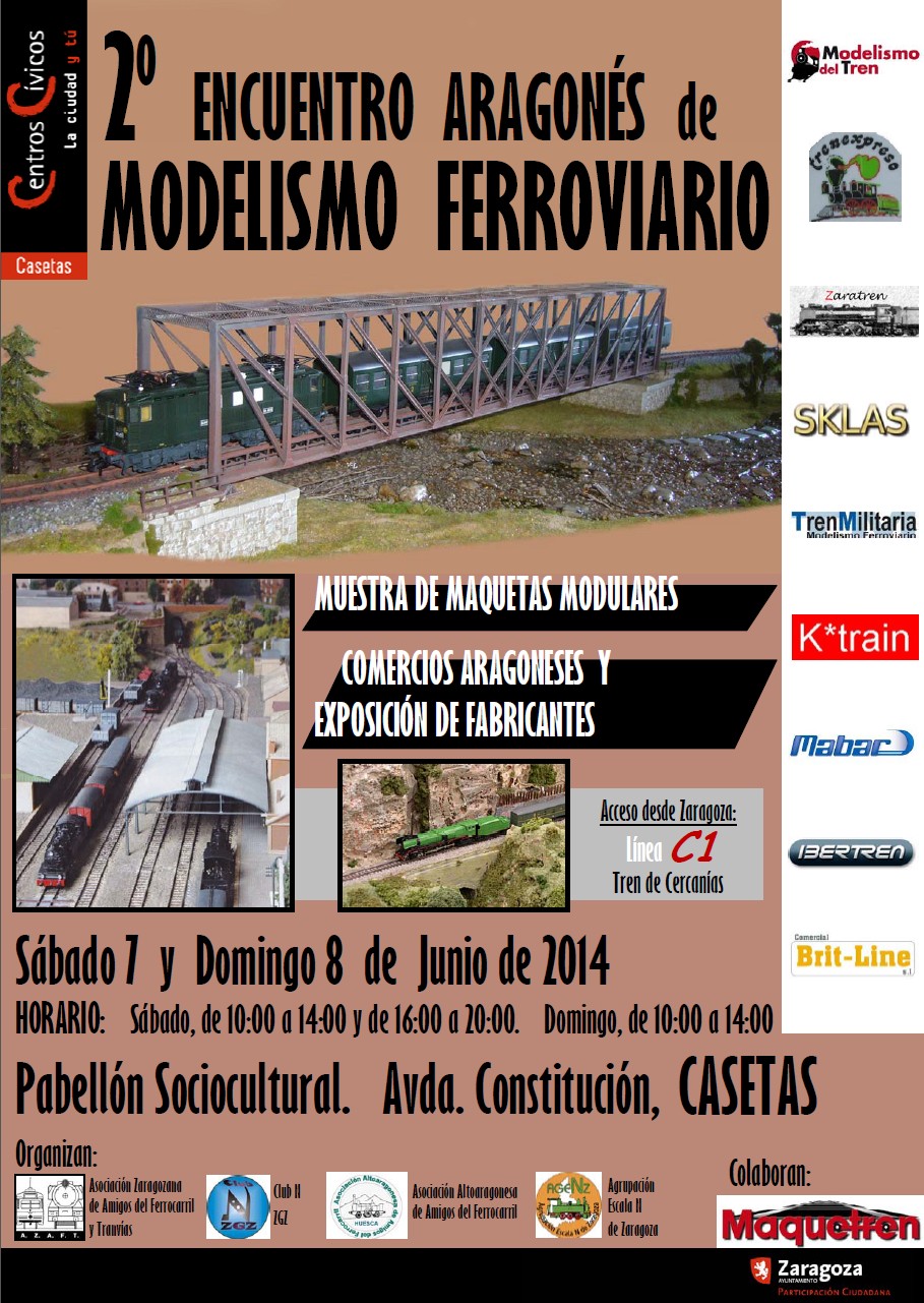 2 encuentro aragones de modelismo ferroviario